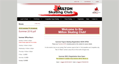 Desktop Screenshot of miltonskatingclub.com
